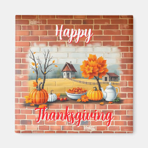 Aimant Bon thanksgiving Moderne Belle Automne
