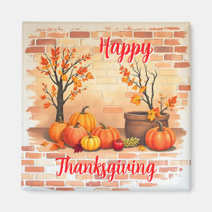 Aimant Bon thanksgiving tendance belle automne