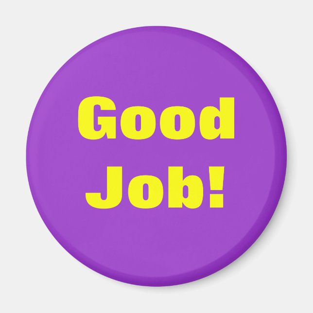 Aimant Bon Travail Magmet MM12 (Devant)