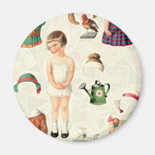 AIMANT BONBON DE PAPIER SUPRÊME VINTAGE DE POUPÉES