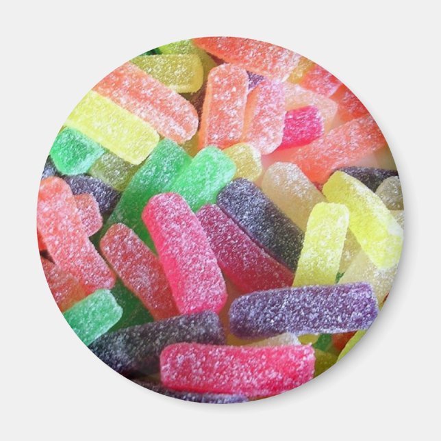 Aimant Bonbons doux coloré (Devant)