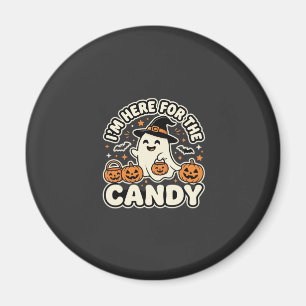 Aimant Bonbons Halloween Fantôme Citrouille Design