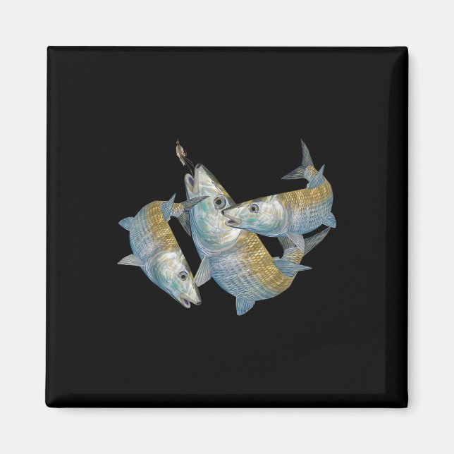 Aimant Bonefish Hunting A Salt Water Fly Fishing &amp; De (Devant)