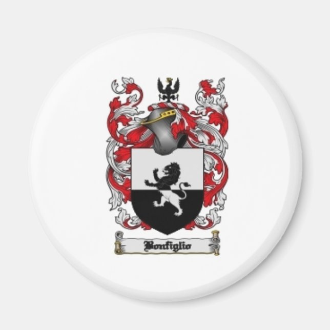 Aimant Bonfiglio Family Crest (Devant)