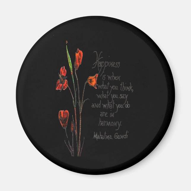 Aimant Bonheur (Devant)