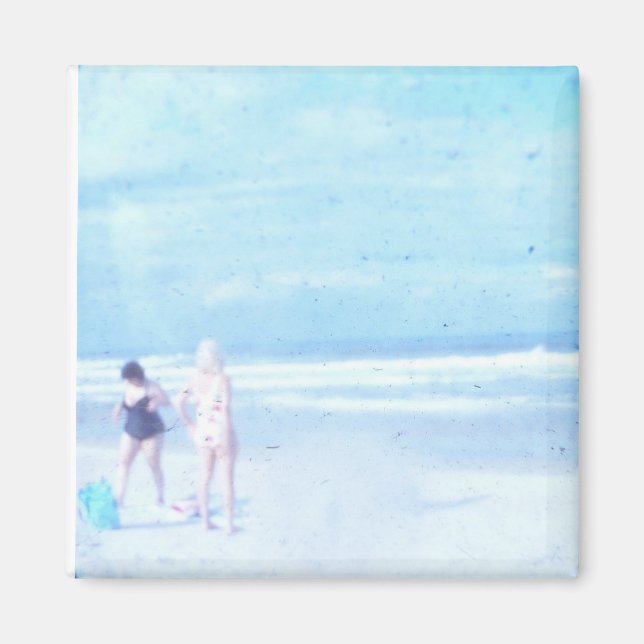 Aimant bonheur de plage (Devant)