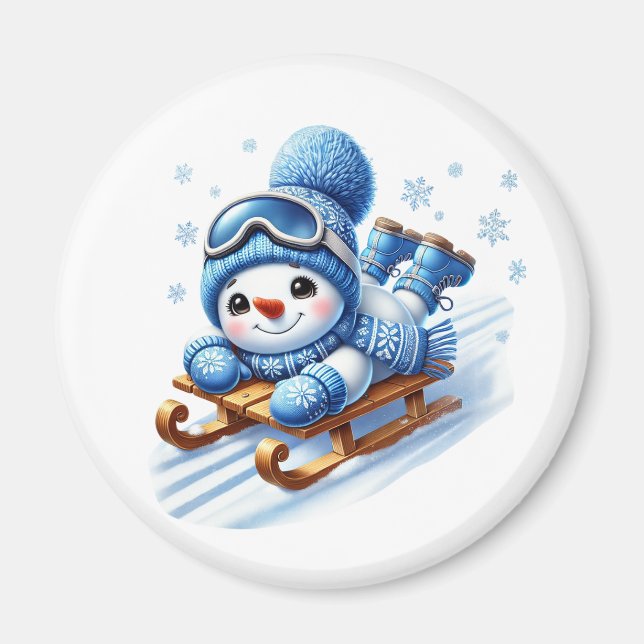 Aimant Bonhomme de Neige (Devant)