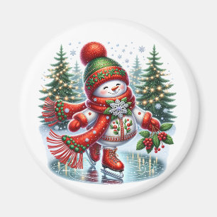 Aimant Bonhomme de Neige