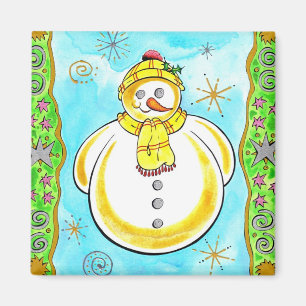 Aimant Bonhomme de neige