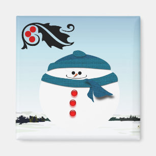 Aimant Bonhomme de neige
