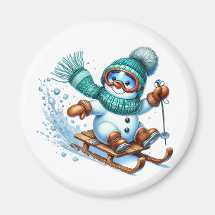 Aimant Bonhomme de Neige