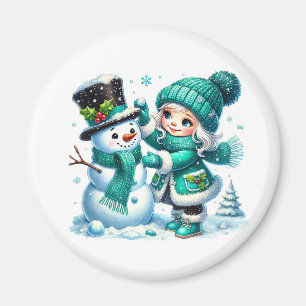 Aimant Bonhomme de Neige