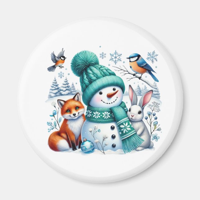 Aimant Bonhomme de Neige (Devant)
