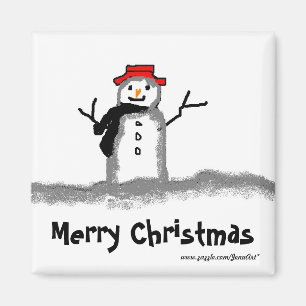 Aimant Bonhomme de neige
