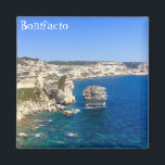 Aimant Bonifacio<br><div class="desc">Les falaises et le rocher "grain de sable" de Bonifacio,  Corse</div>