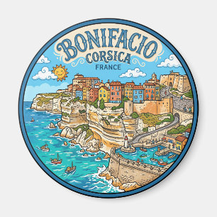 Aimant Bonifacio Corse France vintage