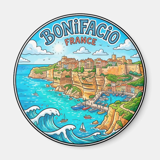 Aimant Bonifacio France (Devant)