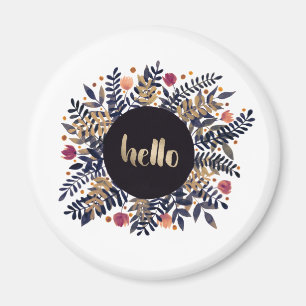 Aimant Bonjour automne