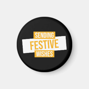 Aimant Bonne année 2024 - envoi de voeux festifs