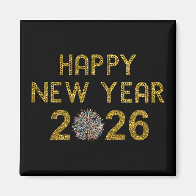 Aimant Bonne année 2026 (Devant)