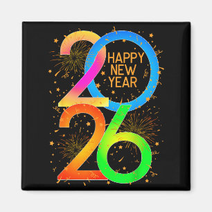Aimant Bonne année 2026 Couleur P Saint-Sylvestre Hommes