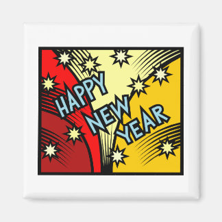 Aimant Bonne année design