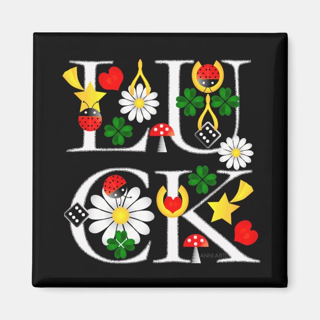 Aimant Bonne chance (Devant)