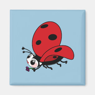 Aimant Bonne Wings Ladybug