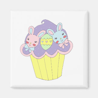 Aimant Bonnets de Pâques Cupcake