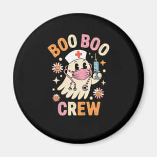 Aimant Boo Boo Crew Halloween Ghost Nurse Essential T-Shi