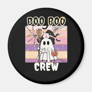 Aimant Boo Boo Crew Halloween Ghost Nurse Essential T-Shi
