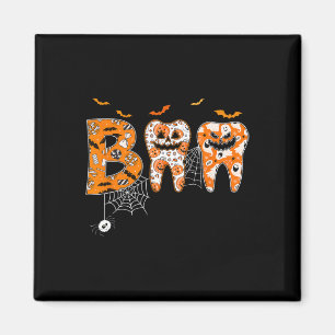 Aimant Boo Dents Citrouille Dentiste Dental Hygiéniste Ha