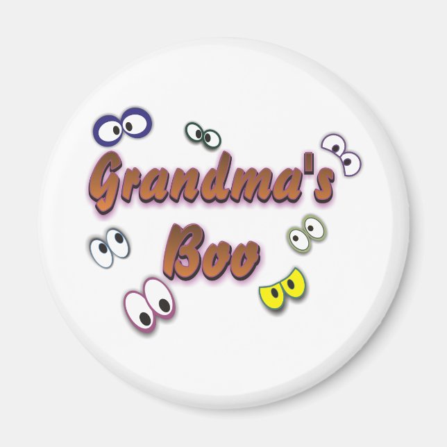 AIMANT BOO EYES GRANDMA (Devant)