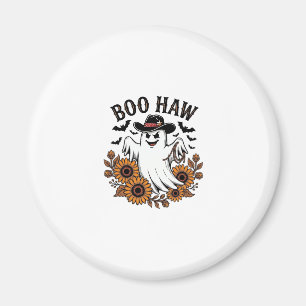 Aimant Boo Haw Cow-boy Fantôme Tournesols Chauves-souris