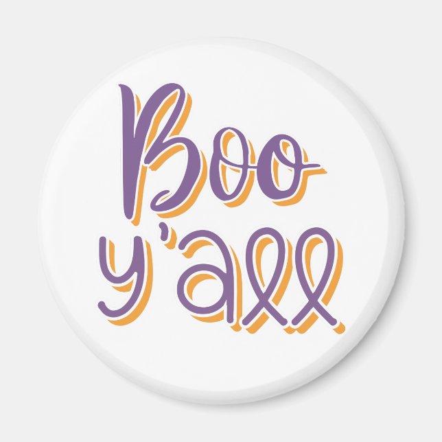 Aimant Boo Y'all (Devant)