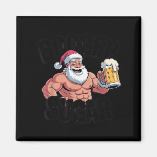 Aimant Booger Sugar Père Noël Funny Musculaire Mème de No