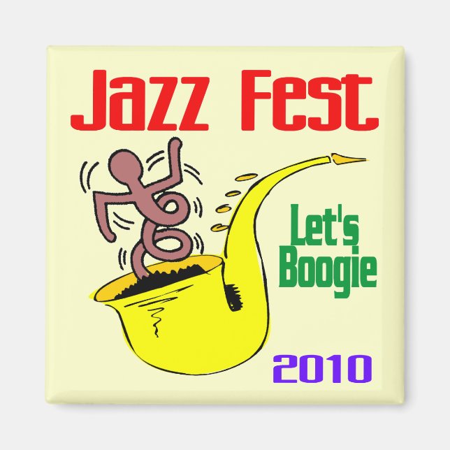 Aimant Boogie au Jazz Fest (Devant)