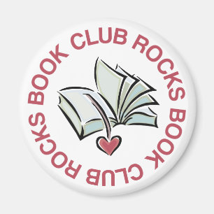 Aimant Book Club Rocks