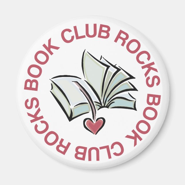 Aimant Book Club Rocks (Devant)