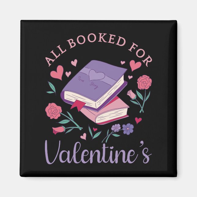 Aimant Bookworm - Tous réservés pour Valentine's II (Devant)