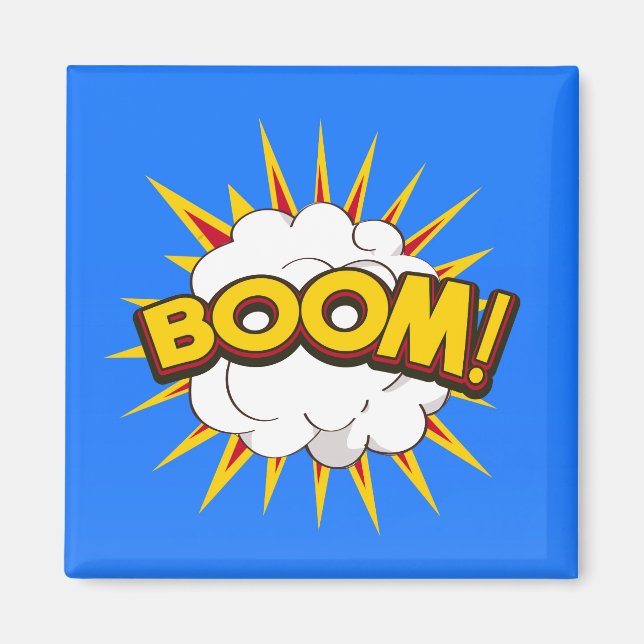 Aimant Boom ! Explosion de dessin (Devant)
