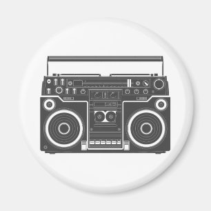 Aimant Boombox des années 80
