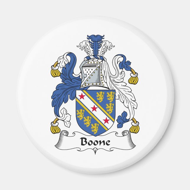 Aimant Boone Family Crest (Devant)
