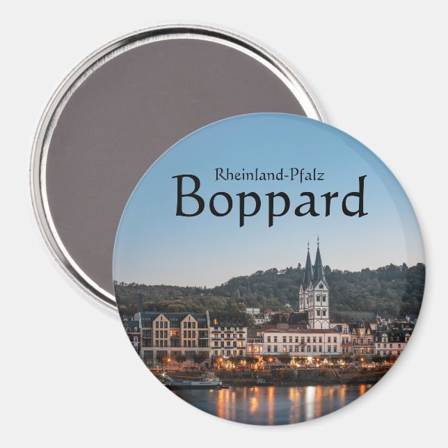 Aimant Boppard Allemagne Souvenir (Recto/Verso)