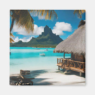 Aimant Bora Bora Carte Postale (2)