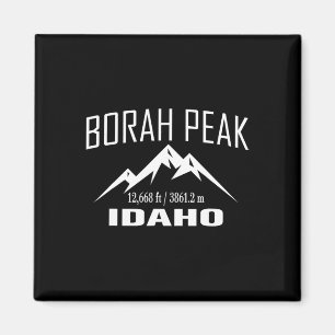 Aimant Borah Peak Idaho Escalade Club de sommet Outdoor A