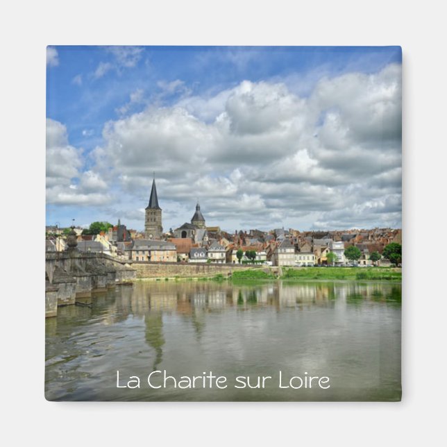 Aimant Bord de rivière de la Charité sur Loire (Devant)