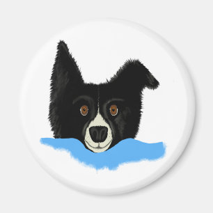 Aimant Border collie font face