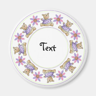 Aimant Bordure de conception en peluche mignonne