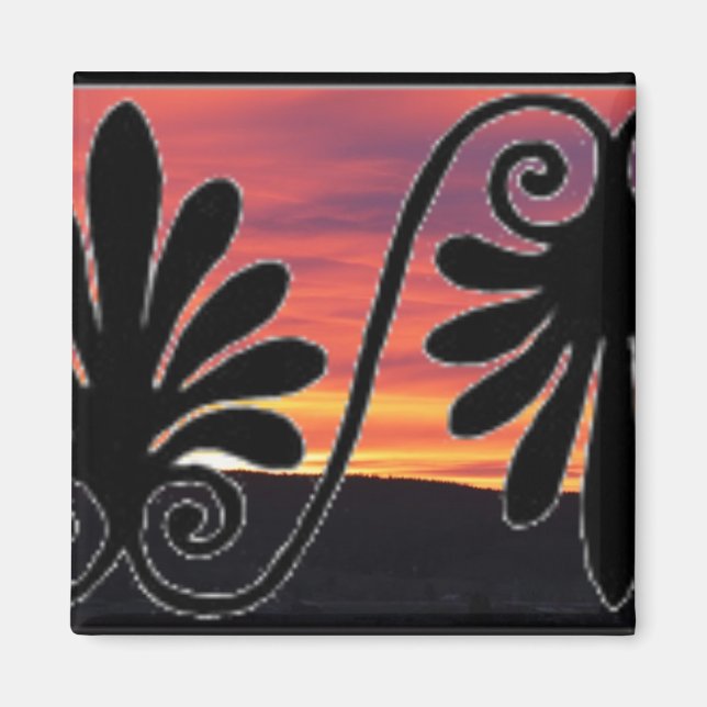 Aimant Bordure du lever du soleil (Devant)